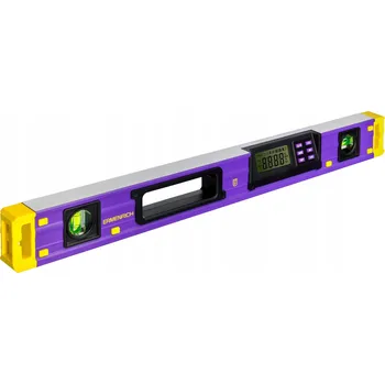 Vodováha Digitální vodováha 60 cm + 2 libelky Ermenrich Verk LY60 fialová