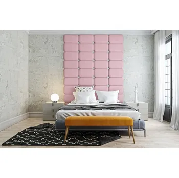 Čalouněný nástěnný panel Classic plus 40/30/5 cm - levandulová