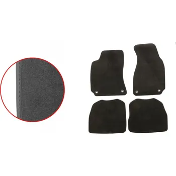 Autodoplněk ACI textilní koberce pro ŠKODA SUPERB 01-08 EXCLUSIVE (pro kulaté příchytky) sada 4 ks