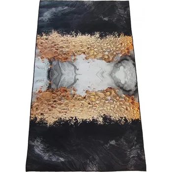 Koberec 4sleep Kusový koberec Black & Gold 13 - 60 × 100 cm