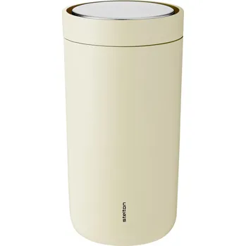 Stelton TO GO CLICK Cestovní hrnek 200 ml jemně žlutý