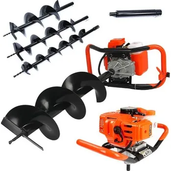 Zemní vrták Motorový zemní vrták 2.3 kW + vrtáky 100, 150, 200mm MAR-POL