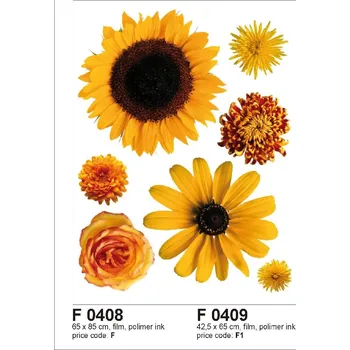 Tapeta F0408 Samolepicí dekorace SUN FLOWER BIG 65 x 85 cm