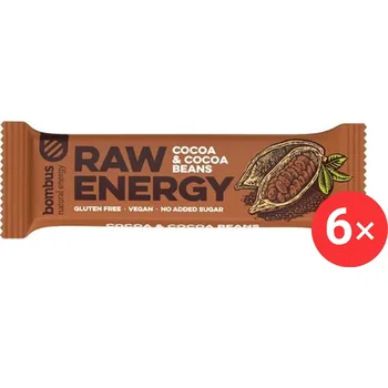 Sport Bombus Raw Energy Cocoa&Cocoa beans 6 x 50g