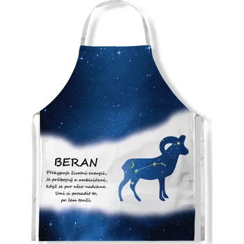 Kuchyňská zástěra Impar Beran (21.3. - 20.4.) - modrá