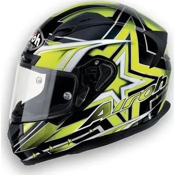 Helma na motorku AIROH T600 STREET TS631 - integrální žlutá helma L