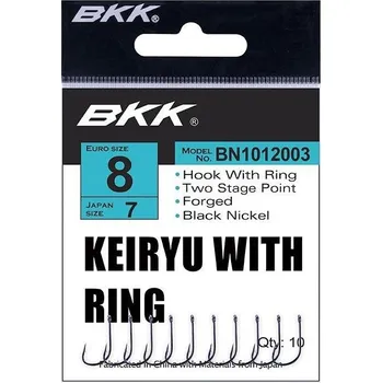 Rybářský háček BKK Keiryu-R Diamond Velikost 8 10ks