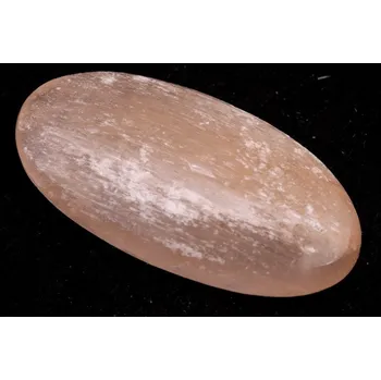 Přírodní kámen Kabošon Orange Selenite č.8488 (42x22x7mm)