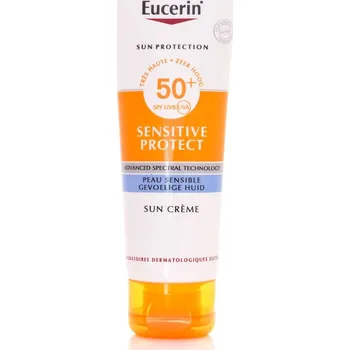 Pleťový krém EUCERIN Sun Sensitive Protect SPF 50+ Creme Peau Sensible Tube 50 ml
