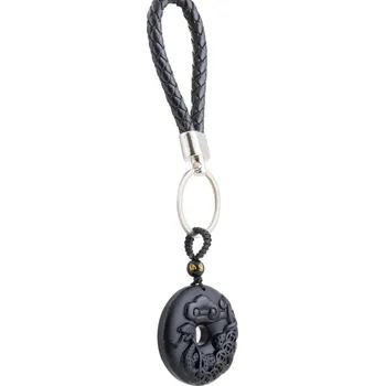 Náramek Feng Shui Harmony Klíč k úspěchu 2025, obsidián had