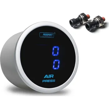 Prosport Performance Přídavný budík řady Dual, barva podsvícení modrá, měřená hodnota tlak vzduchu