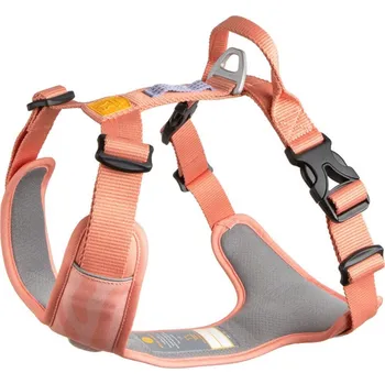 Postroj pro psa Woolly Wolf Postroj s poutkem na ruku Roam Salmon Pink Ripple S