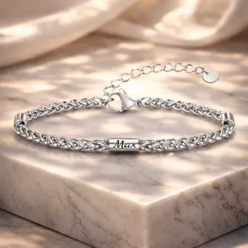 Náramek Unisex náramek z chirurgické oceli Madox