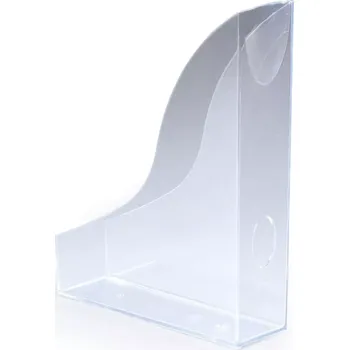 Kancelář Úložné boxy - sada 6 kusů - Transparentní