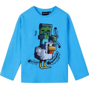 Pánské tričko Minecraft: 168-48063 - tričko modré 140 cm