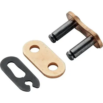 Železářství D.I.D Chain Závlačková spojka řetězu 520ER-T3 SDH RJ zlatý/zlatý