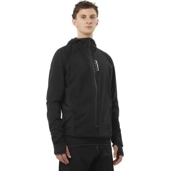 Pánská větrovka Salomon S/LAB Ultra Hybrid Jkt LC2485400 - deep black L
