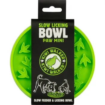 Miska pro psa Kiwi Walker Paw Mini Slow-Licking Bowl, zelená
