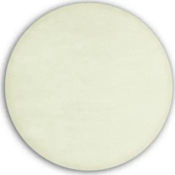 Čalouněný nástěnný panel kolo - průměr 40 cm, výška 5 cm - krémová