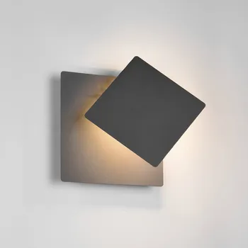 Lampička Trio Lighting LED nástěnné světlo Mio, matná černá, šířka 18 cm, kov černá matná 1 x 6 W LED - Doprava zdarma