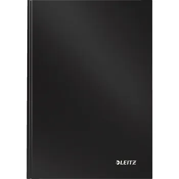 LEITZ Solid A5, tvrdé desky, linkovaný, černý
