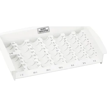 Příruční pokladna Burg Wächter 24680 počítadlo na mince (š x v x h) 249 x 146 x 50 mm šedá