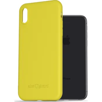 Pouzdro na mobilní telefon AlzaGuard Matte TPU Case pro iPhone X / Xs žlutý