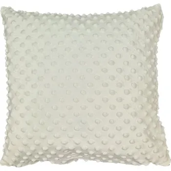 Povlečení 4sleep Povlak na polštář 40 × 40 na zip Minky smetanový