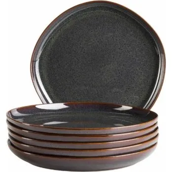 Talíř Mäser TROPICAL CORDELIA mělký talíř 27 cm 6 ks hnědá, oranžová
