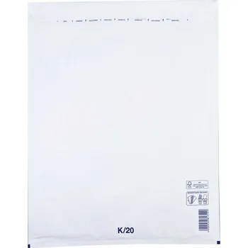 Obálka VIKPAP bublinková K20, bílá, 370 × 480 mm - balení 50 ks