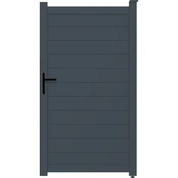 branka Hliníková vstupní branka, s plnou výplní, 1000 x 1788 mm, antracit RAL7016