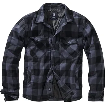 Pánská košile Košile LUMBERJACKET dlouhý rukáv flanel ČERNO/ŠEDÁ vel. L (Košile LUMBERJACKET dlouhý rukáv flanel ČERNO/ŠEDÁ vel. L)