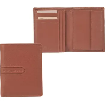 Peněženka Bugatti Pánská kožená formátu na výšku, světle hnědá
