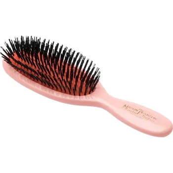 kartáč na vlasy Mason Pearson Pocket Boar Bristle Hairbrush B4 kapesní kartáč s kančími štětinami 1 ks, Růžová