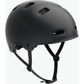 Cyklistická přilba BTWIN DĚTSKÁ CYKLISTICKÁ HELMA TEEN 500 ČERNÁ XS ČERNÁ