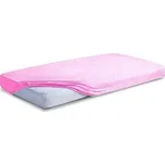 Maceshka Nepropustné prostěradlo froté 140x70cm růžová