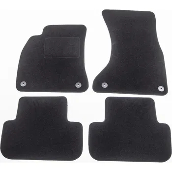Autodoplněk ACI textilní koberce pro AUDI A4 07-12 černé (sada 4 ks)