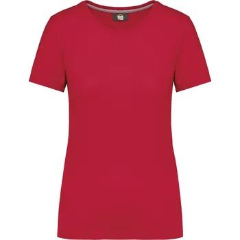 Dámské tričko WK. Designed to Work Dámské pracovní tričko s antibakteriální úpravou WK307 Barva: Červená, Velikost: S