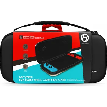Obal na herní konzoli Hyperkin CarryMate EVA Nintendo Switch/Switch OLED/Switch Lite Hard Shell Case (Solid Black)