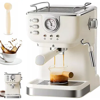 Kávovar Automatický automatický kávovar Allba CM3120 850 W béžový/hnědý