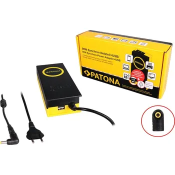Počítač PATONA k ntb/ 19V/4.7A 90W/ konektor 5.5x3mm/ + výstup USB