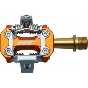 Pedál na kolo Ná šlapné pedály SPD HT M2T oranžové