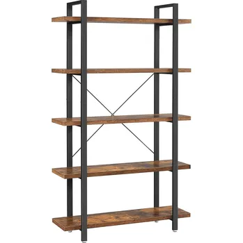 Knihovna Houseland Regál Lusa, hnědá