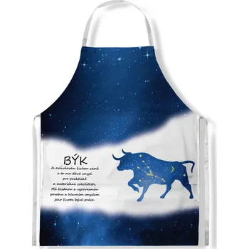 Kuchyňská zástěra Impar Býk (21.4. - 21.5.) - modrá