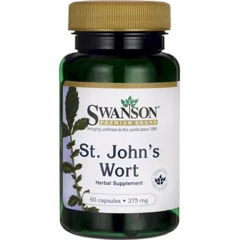 Doplněk stravy Swanson St. John's Wort (Třezalka tečkovaná), 375 mg, 60 kapslí