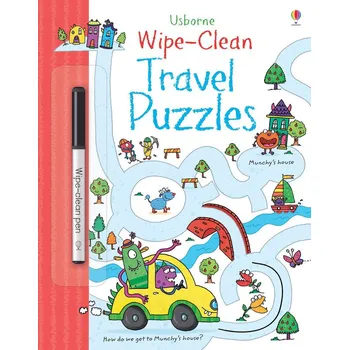 omalovánky Wipe-Clean Travel puzzles Kniha