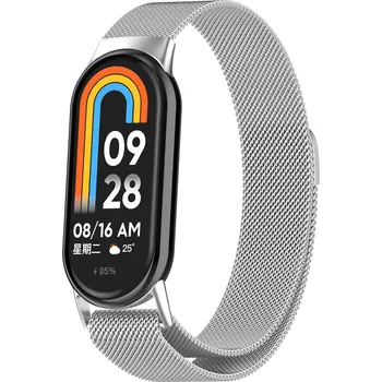 Příslušenství k chytrým hodinkám Eternico Elegance Milanese pro Xiaomi Smart Band 8 / 9 / 10 silver