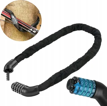 Zámek na kolo Zámek na kolo řetězový, blokace, zámek na kolo/koloběžku, ochrana proti krádeži