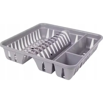 Organizace kuchyně ODKAPÁVAČ NA NÁDOBÍ STOJÍCÍ VELKÝ ŠEDÝ XXL