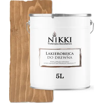 Lak na dřevo LAKYROLAK NA DŘEVO 3V1 EXTRA LAZURA SEMIŠOVĚ BÉŽOVÁ SATÉN 5L OCHRANA UV